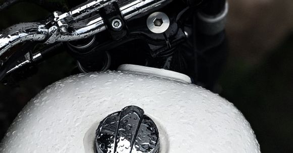 Motorcycle Renewal Requirements - Raindrops on Motorbike