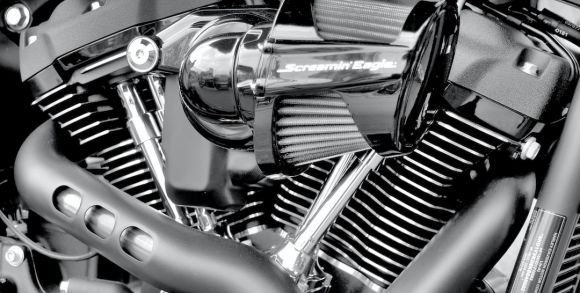 Motorcycle Engine - silver and black motorcycle engine