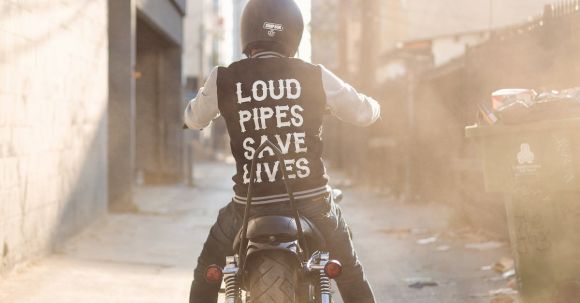 Motorcycle Safety - Man Wearing Black and White Jacket Riding on Motorcycke