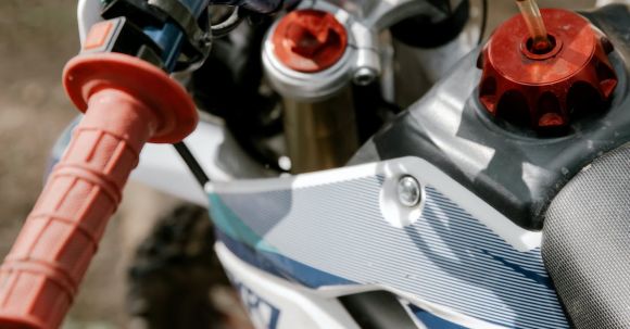 Motorcycle Handling - Close Up Photo of a Dirt Bike