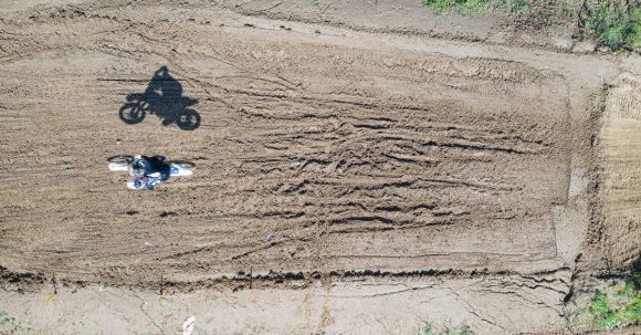 Moto Riding - Man Riding Motorcycle on the Track