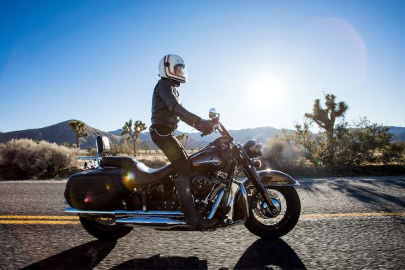 Motorcycle Trip - man on black cruiser motorcycle in highway