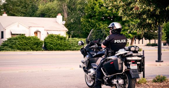 Motorcycle Protection - Man Riding on Motorcycle