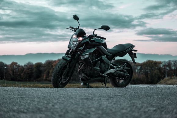 Motobike - black and gray motorcycle low angle photography