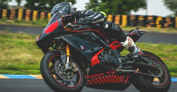 Motorcycle Insurance Tips - Sports Bike Rider in Action