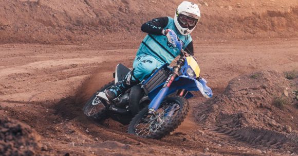 Moto Riding - Person Riding on Motocross Dirt Bike