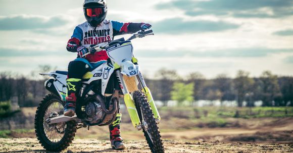 Moto Riding - Racer Riding a Motorcycle